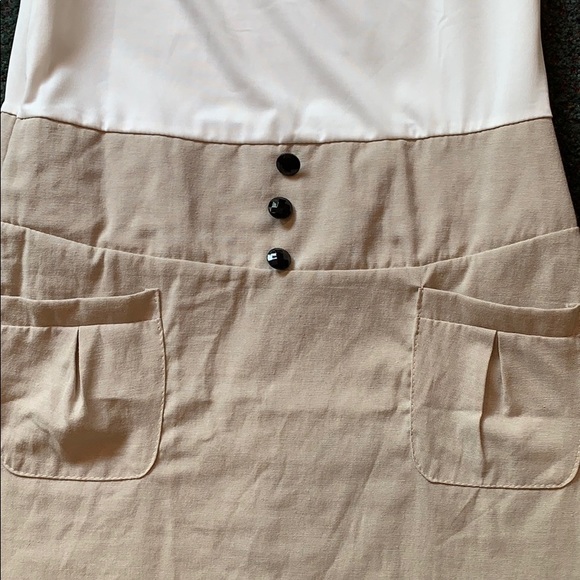 Sundress beige tan white 👗 - Picture 3 of 8